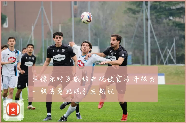 兰德尔对罗威的犯规被官方升级为一级恶意犯规引发热议